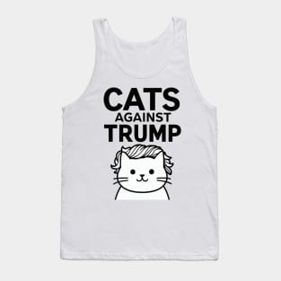 Cats Against Trump, Funny Cat Tank Top